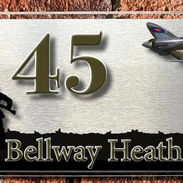Military House Signs