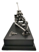 105 LIGHT GUN Pewter Statue