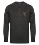 1st The Queen's Dragoon Guards Lightweight V Neck Sweater