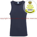 T-Shirts - 32nd Regiment Royal Artillery Embroidered Sports Vest