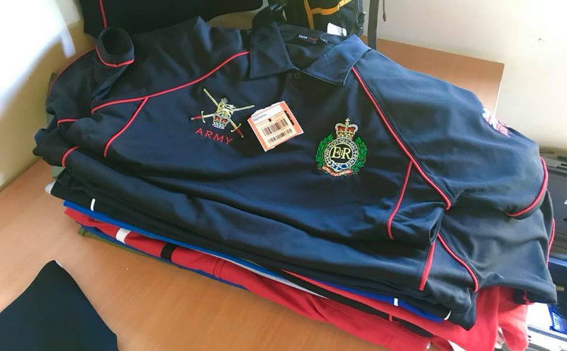 British Army UNITS Bespoke Performance Polo Shirt