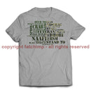 British Army Jargon Printed T-Shirt