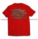 British Army Jargon Printed T-Shirt
