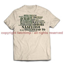 British Army Jargon Printed T-Shirt