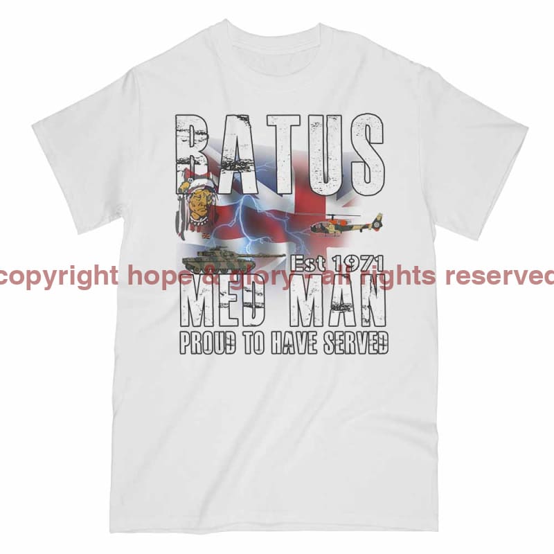 Batus Med Man British Army Printed T-Shirt