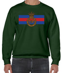 Blues And Royals Cap Badge Front Printed Sweater