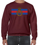 Blues And Royals Cap Badge Front Printed Sweater