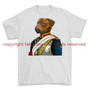 Blues and Royals Ceremonial British Bull Dog Art Printed T-Shirt