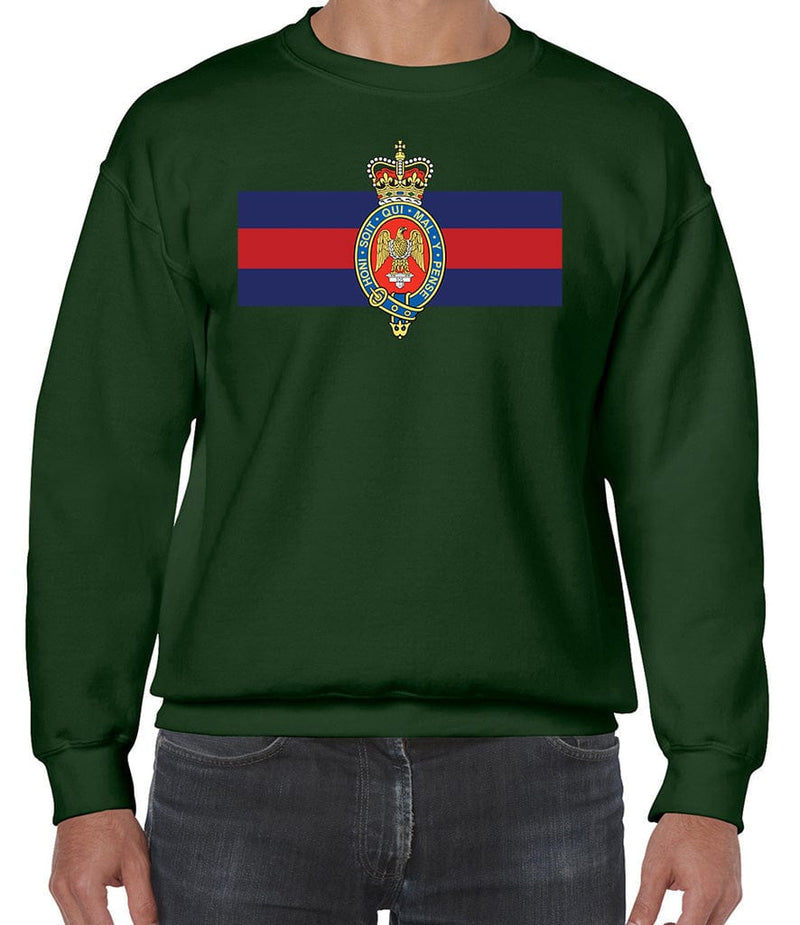 Blues And Royals Cypher Front Printed Sweater