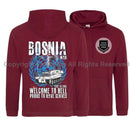Bosnia Welcome To Hell CVRT Double Side Printed Hoodie