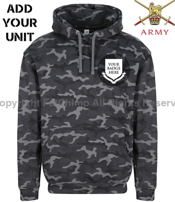 British Army Units Full Camo Hoodie