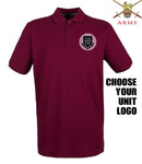 BRITISH ARMY UNITS Regimental Embroidered Polo Shirt