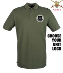 BRITISH ARMY UNITS Regimental Embroidered Polo Shirt