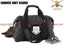 British Army Units Vintage Canvas Satchel Black / One Size Bags & Satchels