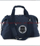 British Army Units Vintage Canvas Satchel Oxford Navy Blue / One Size Bags & Satchels
