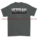 British Army Veteran Printed T-Shirt