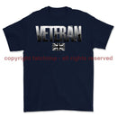 British Army Veteran Printed T-Shirt