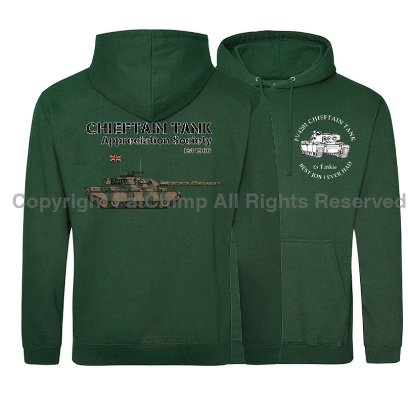Chieftain Tank 'Best Job I Ever Had' Double Side Printed Hoodie