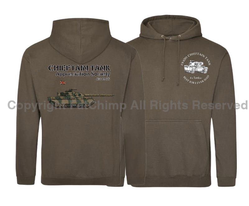 Chieftain Tank 'Best Job I Ever Had' Double Side Printed Hoodie