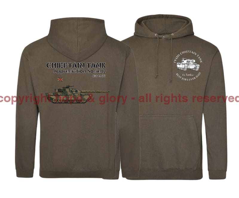 Chieftain Tank 'Best Job I Ever Had' Double Side Printed Hoodie