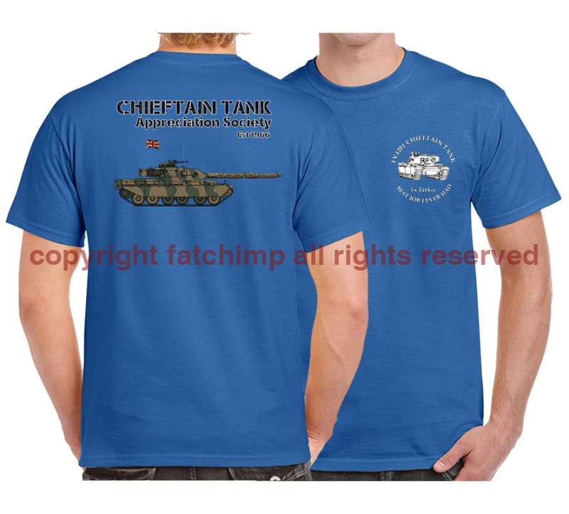 Chieftain Tank Best Job I Ever Had Double Side Printed T-Shirt
