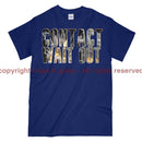 Contact Wait Out Military Printed T-Shirt
