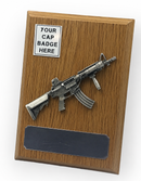 Diemaco C8 Rifle And Cap Badge Military Plaque