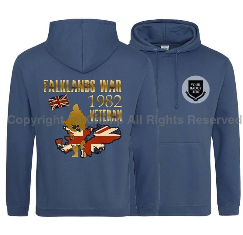 Falklands Veteran Double Printed Hoodie