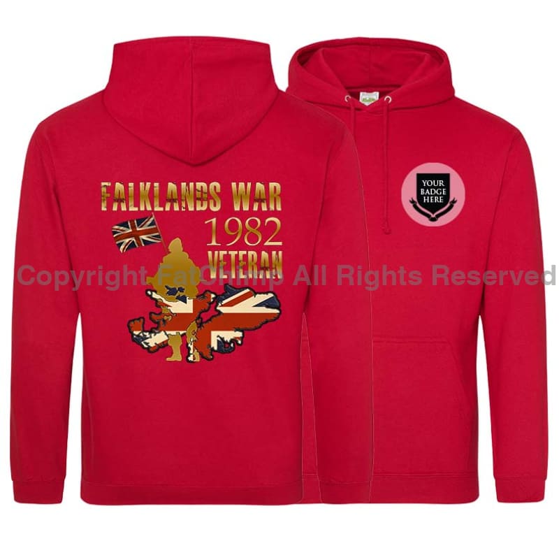 Falklands Veteran Double Printed Hoodie