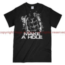 Grenade Make A Hole Military Printed T-Shirt