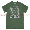 Grenade Make A Hole Military Printed T-Shirt