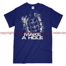 Grenade Make A Hole Military Printed T-Shirt