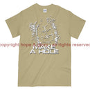 Grenade Make A Hole Military Printed T-Shirt