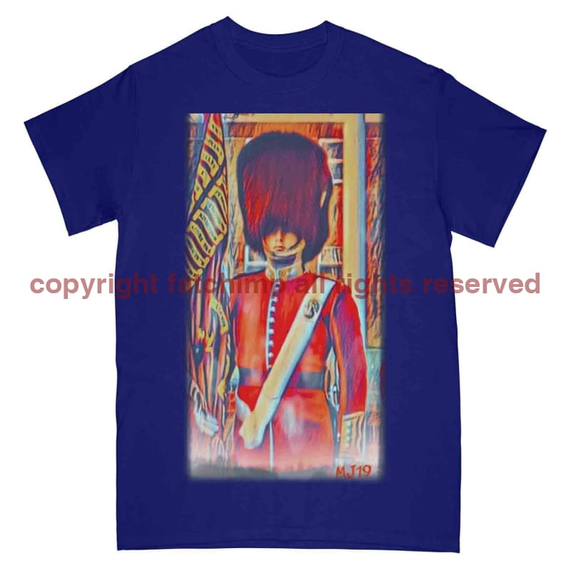 Grenadier Guards Ceremonial Military Art Printed T-Shirt