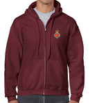 Grenadier Guards Unisex Full Zip Hoodie