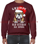 Grumpy Old British Veteran Christmas Printed Sweater