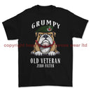 Grumpy Old Light Infantry Veteran Printed T-Shirt