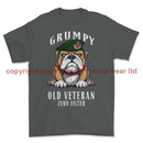 Grumpy Old Light Infantry Veteran Printed T-Shirt