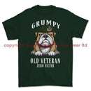 Grumpy Old Light Infantry Veteran Printed T-Shirt