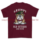 Grumpy Old Light Infantry Veteran Printed T-Shirt