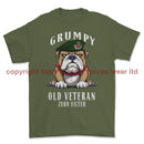 Grumpy Old Light Infantry Veteran Printed T-Shirt