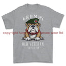 Grumpy Old Light Infantry Veteran Printed T-Shirt