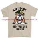 Grumpy Old Royal Navy Officer Printed T-Shirt Small 34/36’ / Sand