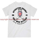 Gulf War 30 Veteran Full Frontal Printed T-Shirt