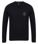 King's Royal Hussars Lightweight V Neck Sweater