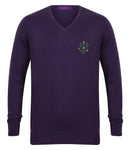 King's Royal Hussars Lightweight V Neck Sweater