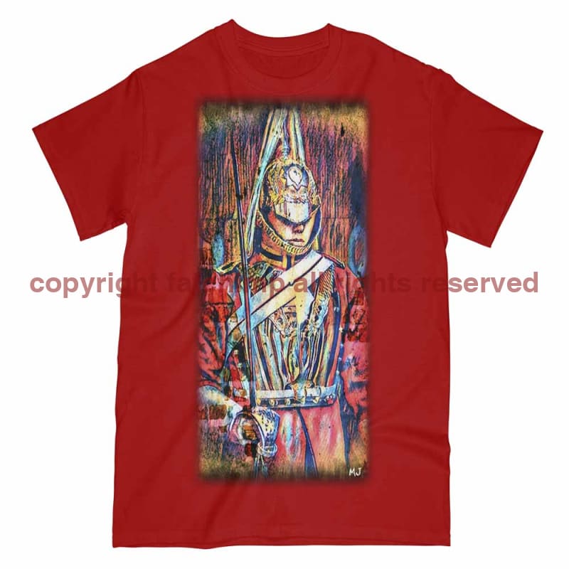 Life Guards Horse Guard Art Printed T-Shirt