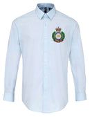 Oxford Dress Shirt - ARMED FORCES ARMY NAVY RAF Embroidered Long Sleeve Oxford Shirt