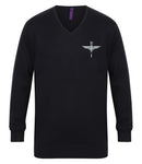 Parachute Regiment 1 PARA Lightweight V Neck Sweater