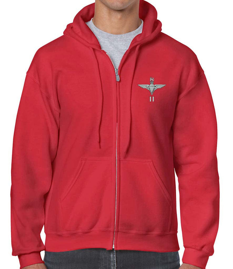 Parachute Regiment 2 PARA Unisex Full Zip Hoodie